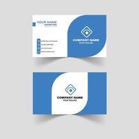 Clean Style Modern Business Card Template Print Ready vector