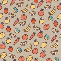 Seamless Fruit Pattern vector