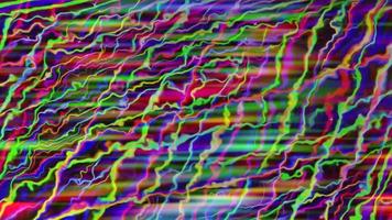 abstrait dégradé multicolore avec des lignes et des particules video