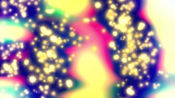 abstrakt lutning flerfärgad bakgrund med rader och partiklar video