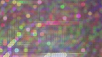 Abstract multicolored blurred glowing background with bokeh video