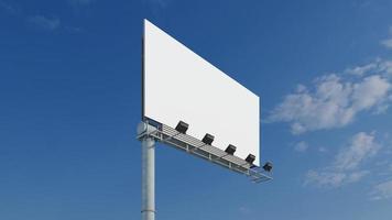 Outdoor billboard mockup photo