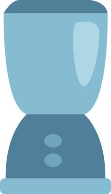 Blue blender, illustration, vector, on a white background.