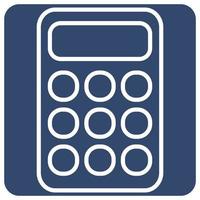 Technology calculator , illustration, vector on a white background.