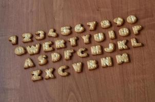 Cracker keyboard buttons photo