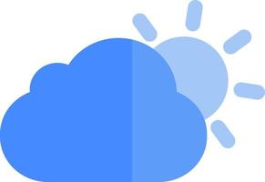 Cloudy weather in the city, illustration, vector, on a white background. vector