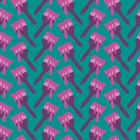 Paintbbrush pattern, illustration, vector on white background