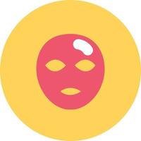 Pink facemask, illustration, vector on a white background.