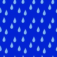 Water drop pattern, illustration, vector on white background.