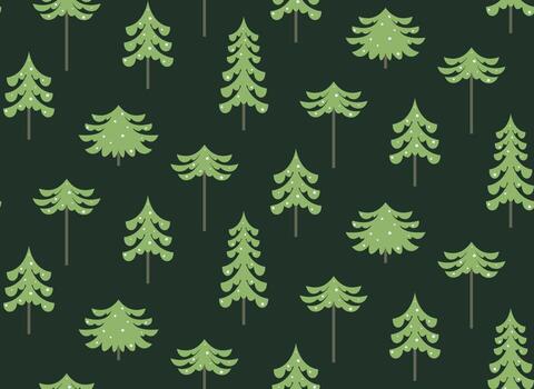 patrón sin costuras con diferentes piceas. vector