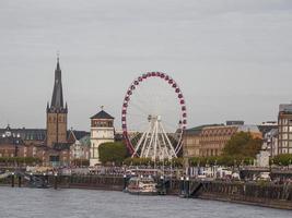 Dusseldorf at the rhine river photo