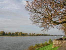 Dusseldorf at the rhine river photo