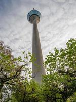 Dusseldorf at the rhine river photo