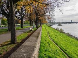 dusseldorf and the rhine river photo