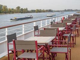 dusseldorf y el río rin foto