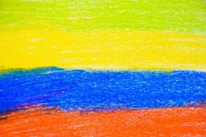 fondo de textura de crayón de arco iris. fondo colorido abstracto foto