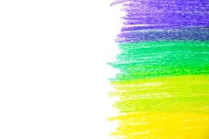 rainbow crayon texture background. abstract colorful background photo
