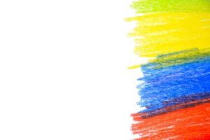 fondo de textura de crayón de arco iris. fondo colorido abstracto foto