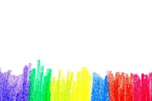 rainbow crayon texture background. abstract colorful background photo