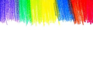 rainbow crayon texture background. abstract colorful background photo