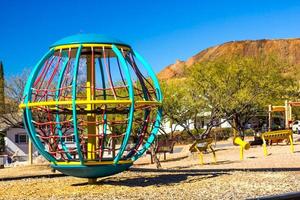 Oval Cage At Children's Playground photo