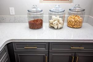 Dog Treat Containers On Kitchen Counter Top photo