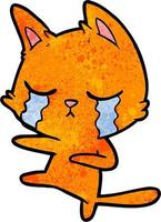 Vector cat character in cartoon style