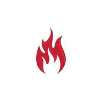 plantilla de logotipo de llama de fuego icono vectorial concepto de logotipo de petróleo, gas y energía