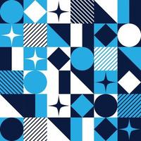 Abstract Geometric Neo Geo Pattern Design Template vector