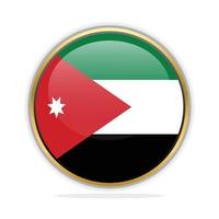 plantilla de diseño de bandera de botón jordan vector
