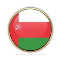Button Flag Design Template Oman vector
