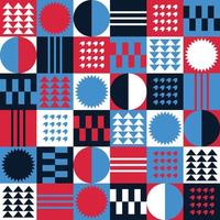 Abstract Geometric Neo Geo Pattern Design Template vector