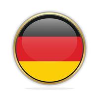 Button Flag Design Template Germany vector