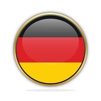 Button Flag Design Template Germany vector