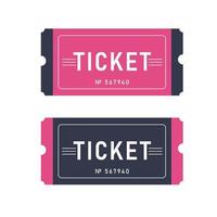 Tickets for events. Template ticket. vector