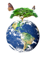 earth and nature biodiversity on a transparent background png