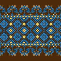 Set of Ethnic ornament pattern in different colors vector