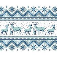 Set of Ethnic holiday ornament pattern in different colors vector