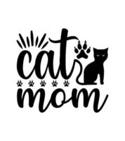 Cat T-Shirt design vector