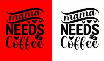 Coffee T-Shirt Design vector