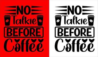 Coffee T-Shirt Design vector