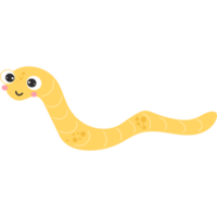 Insect.  Funny worm character png