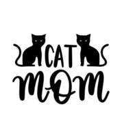 CAT T-SHIRT DESIGN vector