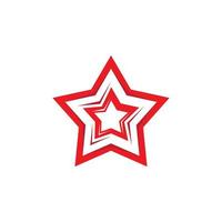 Star icon template vector