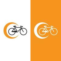 Bike vector icon isolatedon white