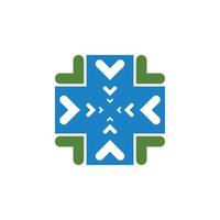 vector de plantilla de logotipo médico de salud