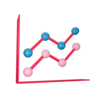 Business Graph. 3D rendering. png