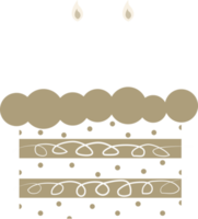 compleanno torta decorazione elemento illustrazione png