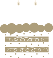 compleanno torta decorazione elemento illustrazione png