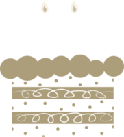 compleanno torta decorazione elemento illustrazione png